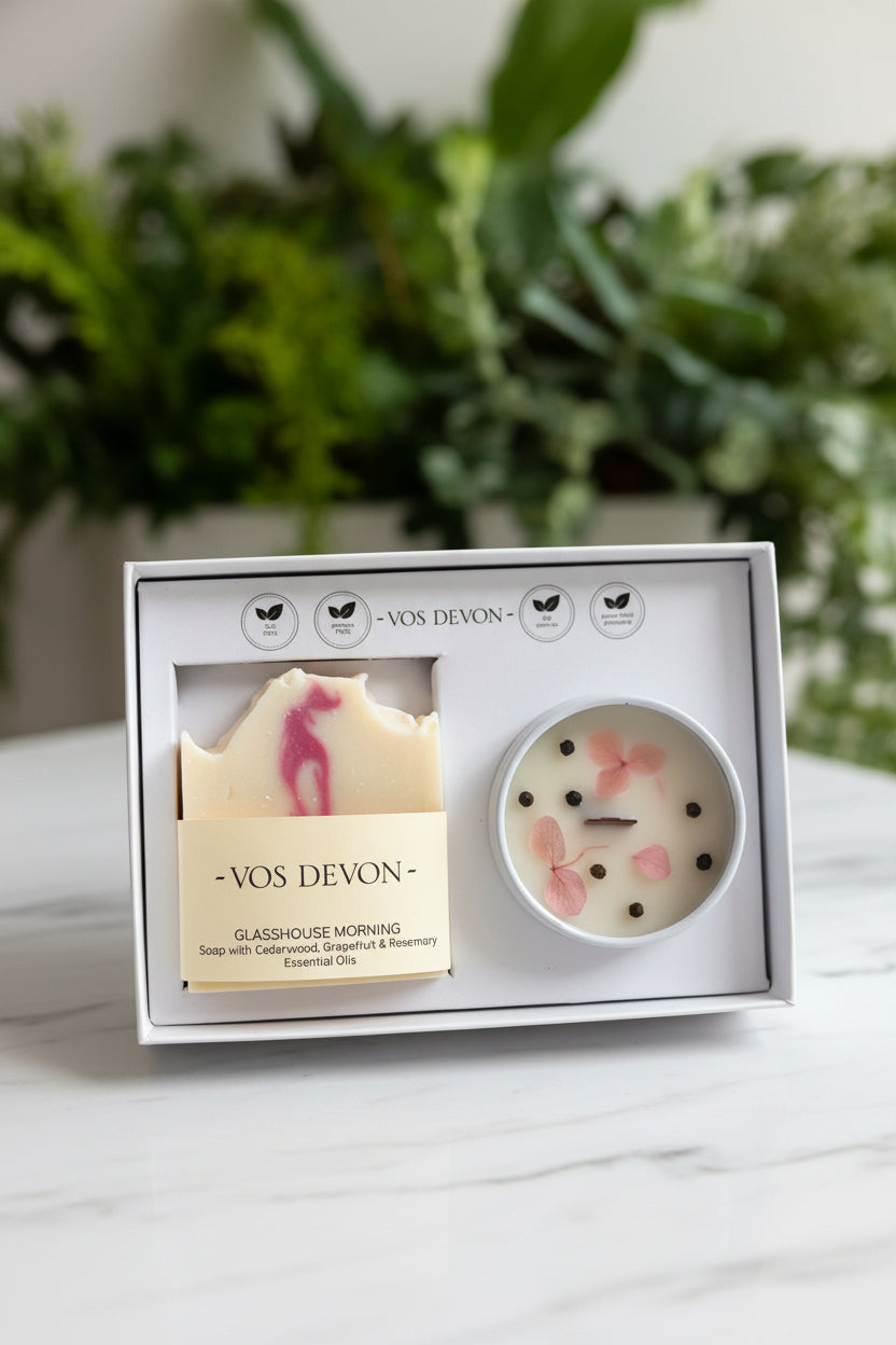 Glasshouse Morning Gift - Soap & Candle