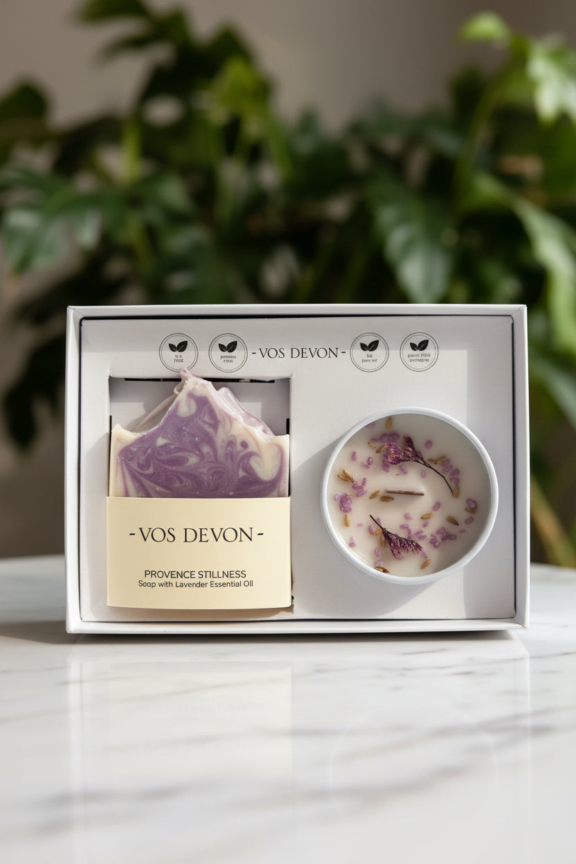 Provence Stillness Gift - Soap & Candle