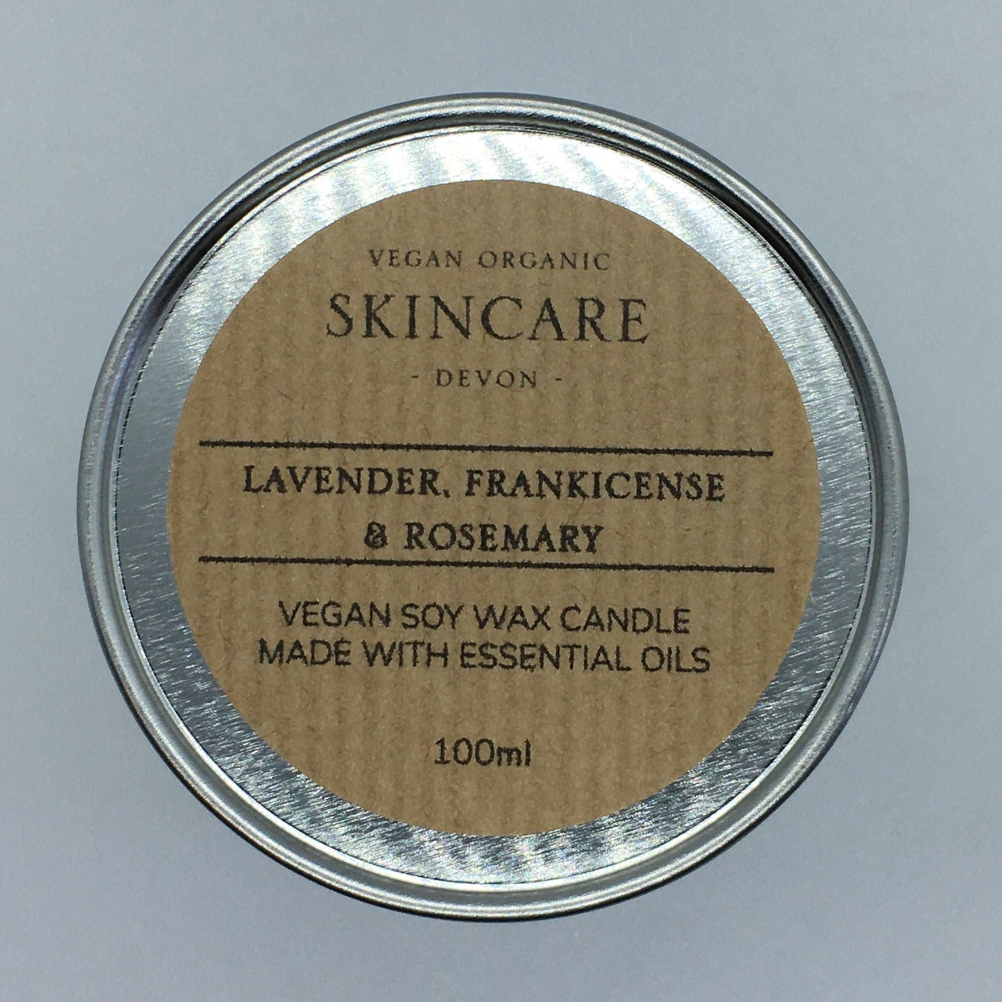 Lavender, Frankincense & Rosemary Aromatherapy Candle