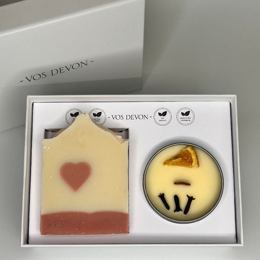 Sweet Orange & Cinnamon Leaf Soap & Candle