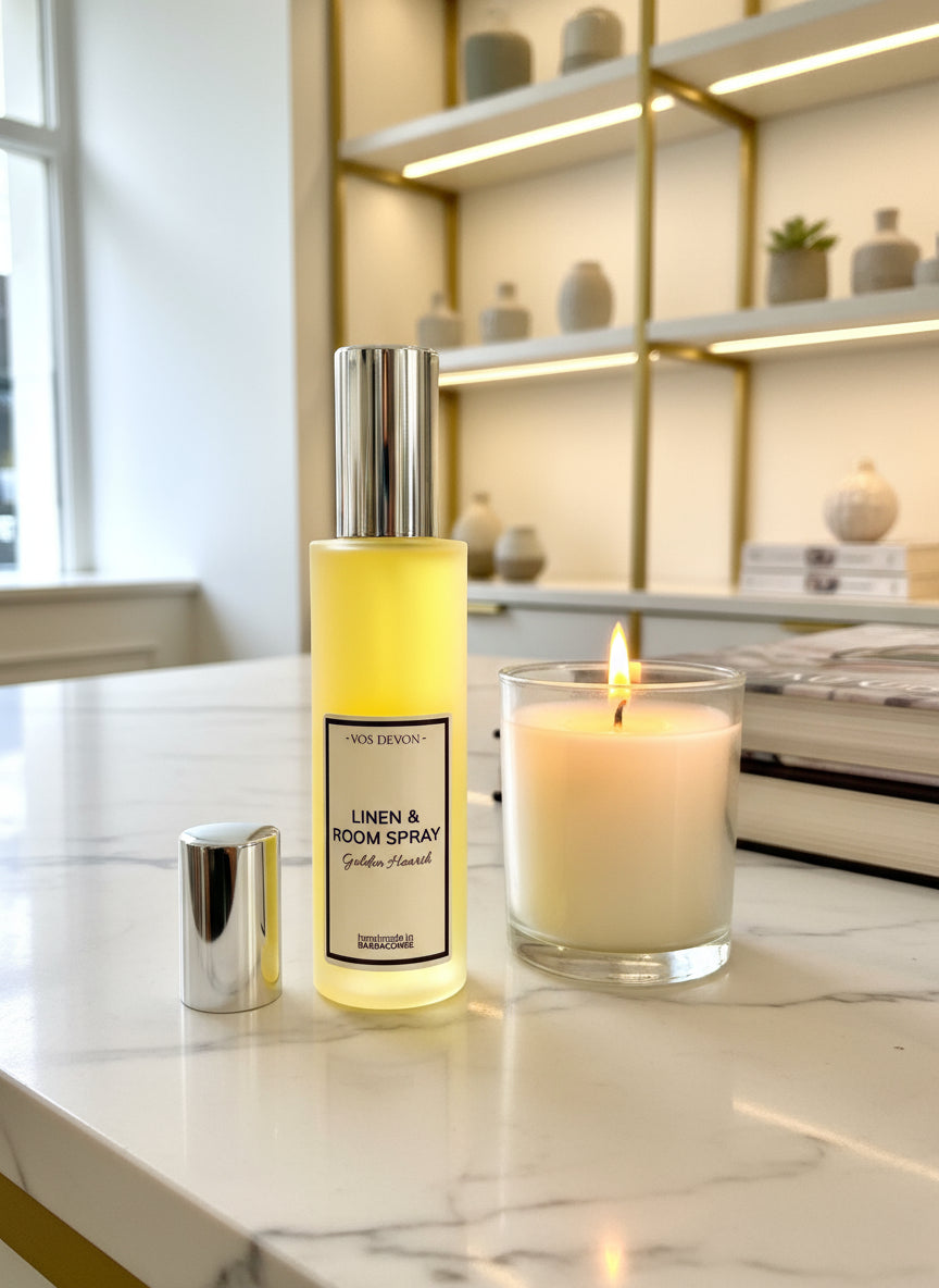 3 Bottles of Room & Linen Spray side by side