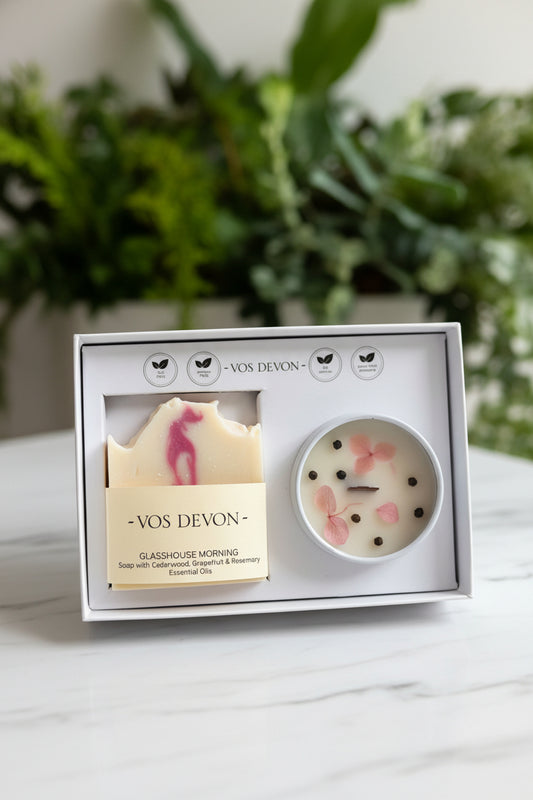 Glasshouse Morning Gift - Soap & Candle